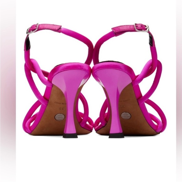 ‼️WOW‼️Proenza Schouler Square Strappy 90mm Sandals in Fuchsia - 8US/38EU 💕💕 - Picture 7 of 16